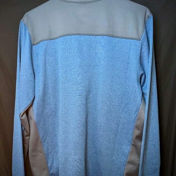 Columbia Mens Pullover Blue Grey XL - Picture 4 of 4